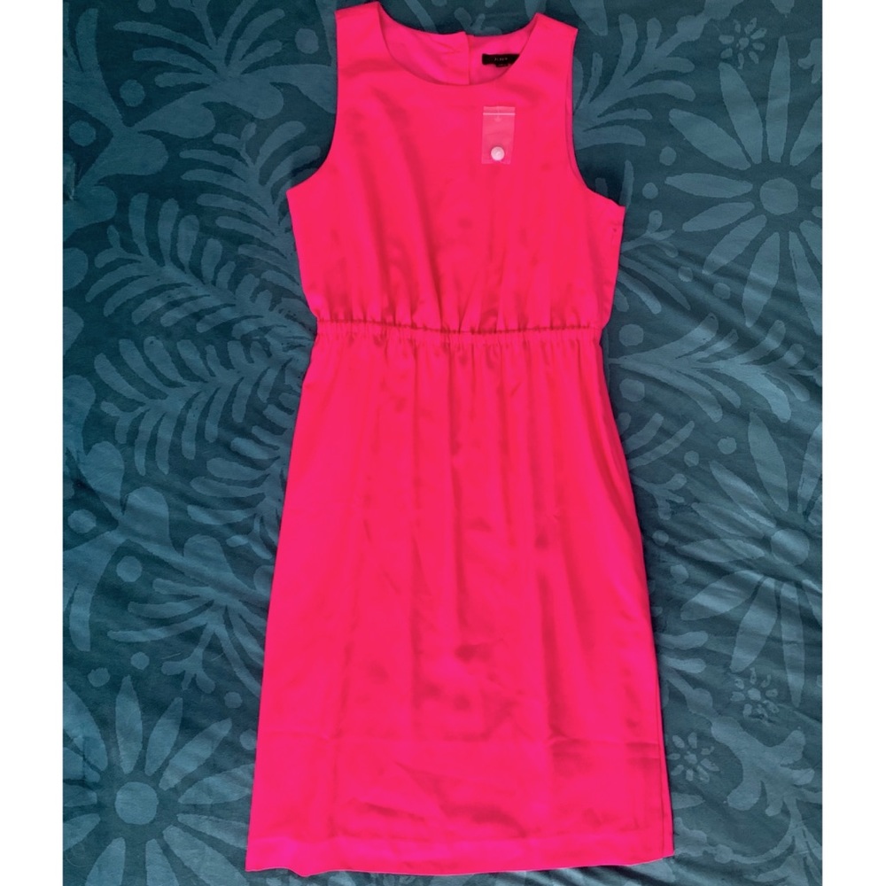 BNWT! Hot Pink J. Crew sleeveless dress